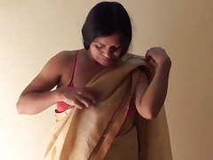 Indian Nudes presents: Desi aunty strip tease in shower