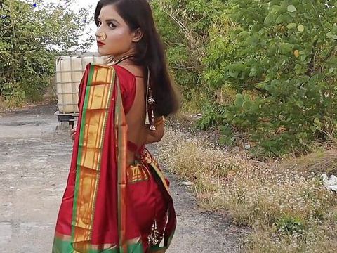 Indian Nudes presents: New bride look stripping and teasing