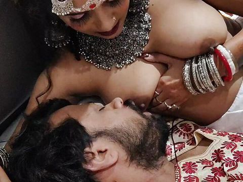 Indian Nudes presents: First night of a newly married desi beautiful girl with addicted husband