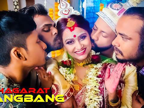 Indian Nudes presents: Gangbang suhagarat - besi indian wife very 1st suhagarat with four husband ( full movie )